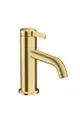 AXOR-HG-AXOR-One-Einhebel-Waschtischmischer-70-mit-Hebelgriff-und-Ablaufgarnitur-Brushed-Brass-48001950 gallery number 1